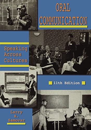 9780195329919: Oral Communication: Speaking Across Cultures