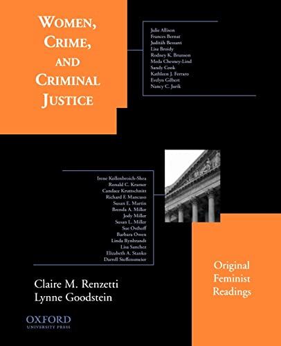 Stock image for Women, Crime, and Criminal Justice : Original Feminist Readings for sale by Better World Books