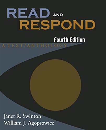 Stock image for Read and Respond: A Text / Anthology for sale by BooksRun