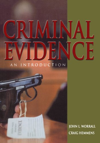 Stock image for Criminal Evidence: An Introduction for sale by SecondSale