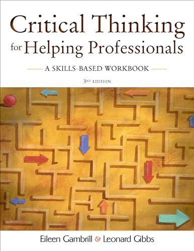 Imagen de archivo de Critical Thinking for Helping Professionals: A Skills-Based Workbook a la venta por HPB-Red