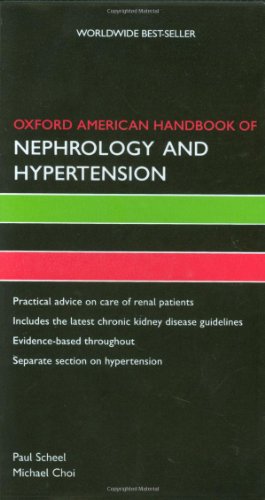 Stock image for Oxford American Handbook of Nephrology and Hypertension (Oxford American Handbooks in Medicine) for sale by SecondSale