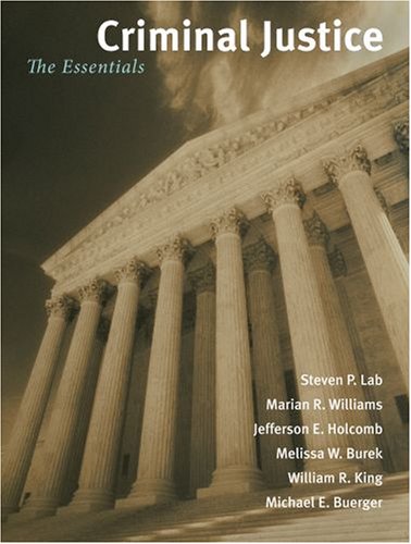 9780195332490: Criminal Justice: The Essentials