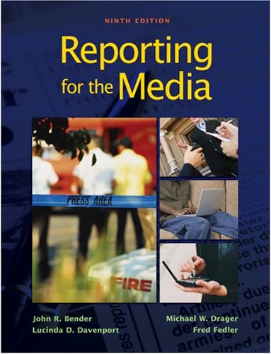 Stock image for Reporting for the Media for sale by BookHolders