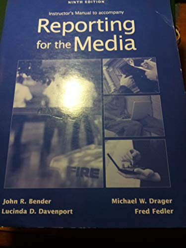 Imagen de archivo de Instructor's Manual to accompany Reporting for the Media a la venta por ThriftBooks-Atlanta