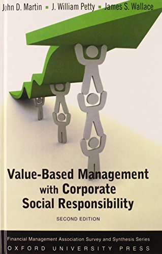 Imagen de archivo de Value Based Management with Corporate Social Responsibility (Financial Management Association Survey and Synthesis) a la venta por SecondSale