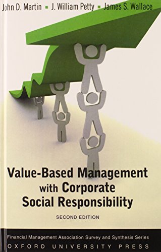 Stock image for Value Based Management with Corporate Social Responsibility (Financial Management Association Survey and Synthesis) for sale by SecondSale