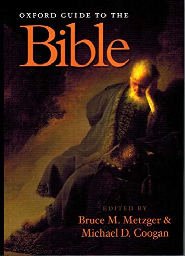 9780195340952: THE OXFORD GUIDE TO THE BIBLE