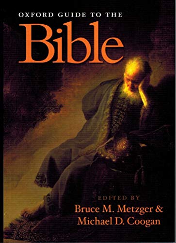 Stock image for THE OXFORD GUIDE TO THE BIBLE for sale by HPB-Ruby