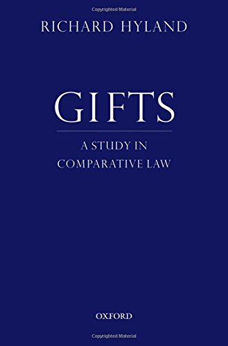 9780195343366: Gifts: A Study in Comparative Law