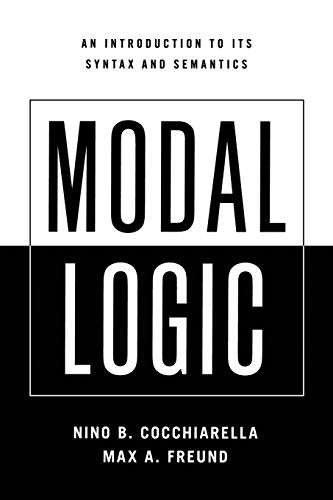 9780195366570: Modal Logic: An Introduction to its Syntax and Semantics