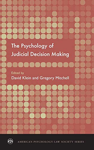 Stock image for The Psychology of Judicial Decision Making for sale by Better World Books