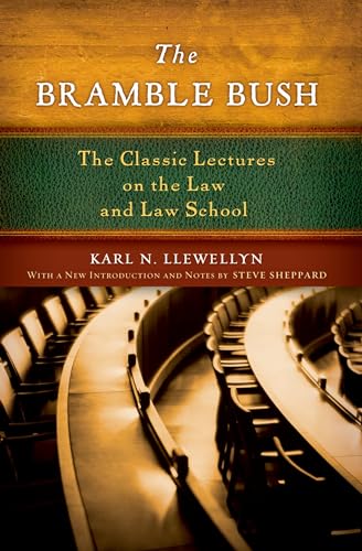 Beispielbild fr The Bramble Bush: The Classic Lectures on the Law and Law School zum Verkauf von BooksRun