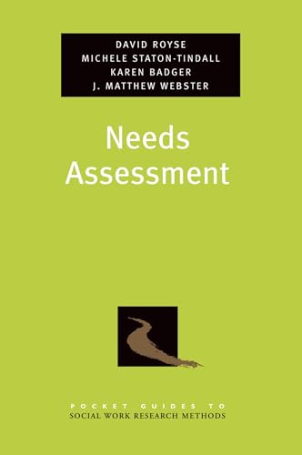Imagen de archivo de Needs Assessment a la venta por Blackwell's