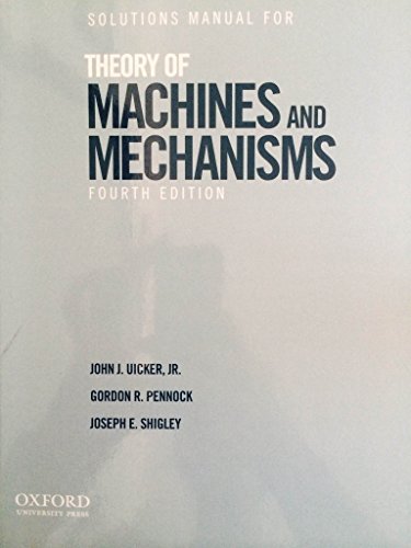 9780195371246: Solutions Manual for Theory of Machines and Mechanisms B