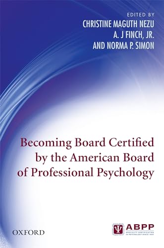 Stock image for Becoming Board Certified by the American Board of Professional Psychology for sale by SecondSale