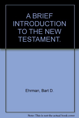 9780195380262: A BRIEF INTRODUCTION TO THE NEW TESTAMENT.