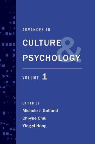 Beispielbild fr Advances in Culture and Psychology: Volume 1 zum Verkauf von ThriftBooks-Dallas