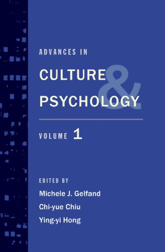 Stock image for Advances in Culture and Psychology: Volume 1 for sale by ThriftBooks-Dallas