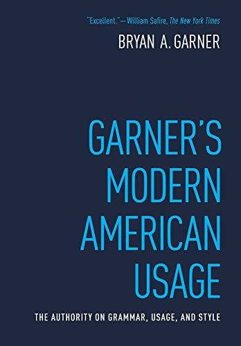 9780195382754: Garner's Modern American Usage