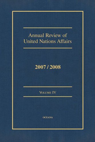 Stock image for Annual Review of United Nations Affairs 2007/2008 volume 4 for sale by Iridium_Books