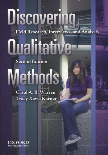 Discovering Qualitative Methods: Field Research, Interviews, Analysis