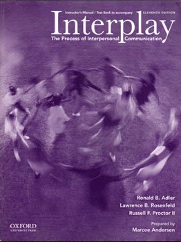 9780195384895: Interplay The Process of Interpersonal Communication (Instructors Manual)