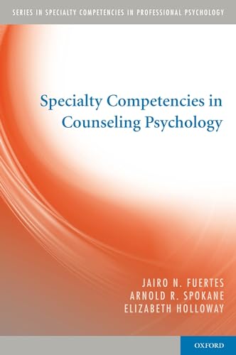 Beispielbild fr Specialty Competencies in Counseling Psychology zum Verkauf von Better World Books