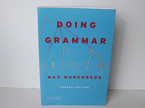 9780195387292: Doing Grammar