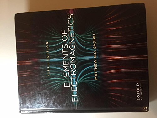 Imagen de archivo de Elements of Electromagnetics (OXF SER ELEC) a la venta por HPB-Red