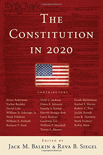 Beispielbild fr The Constitution in 2020 zum Verkauf von ThriftBooks-Atlanta
