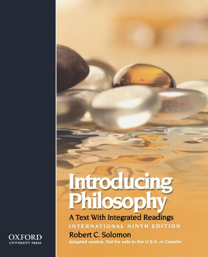 Stock image for Introducing Philosophy: A Text with Integrated Readings, International 9th Edition for sale by HPB-Red