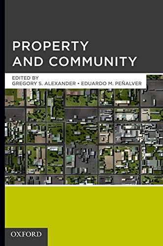 Stock image for Property and community. for sale by Kloof Booksellers & Scientia Verlag
