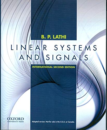 9780195392562: Linear Systems and Signals: International Edition