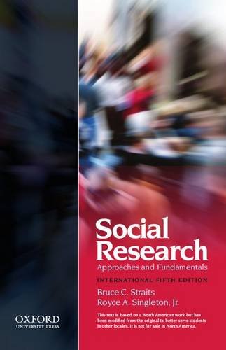 Imagen de archivo de Social Research: Approaches and Fundamentals XSE a la venta por Buchpark