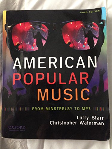 Beispielbild fr American Popular Music : From Minstrelsy to MP3 zum Verkauf von Better World Books