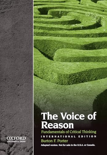 9780195399868: The Voice of Reason: Fundamentals of Critical Thinking