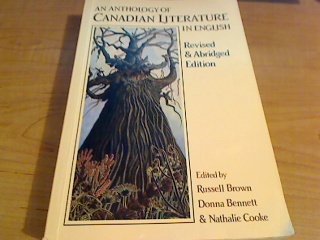 Imagen de archivo de An Anthology of Canadian literature in English a la venta por More Than Words