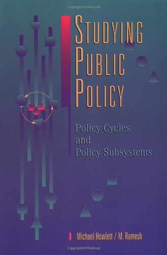 9780195409765: Studying Public Policy: Policy Cycles and Policy Subsystems