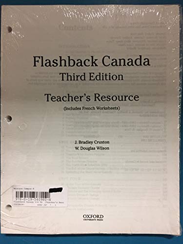 Stock image for Flashback Canada: Teacher's Resource for sale by Textbook Pro