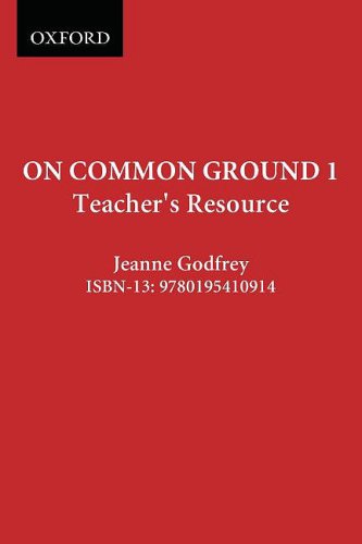 Imagen de archivo de On Common Ground 1 Teacher's Resource a la venta por Textbook Pro