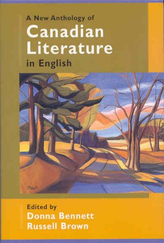 A New Anthology of Canadian Literature in English