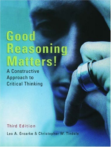 Imagen de archivo de Good Reasoning Matters!: A Constructive Approach to Critical Thinking a la venta por SecondSale