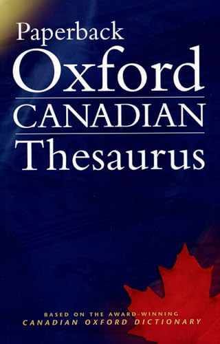 Stock image for Paperback Oxford Canadian Thesaurus for sale by Blackwell's