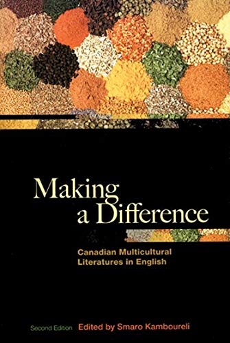 Beispielbild fr Making A Difference : Canadian Multicultural Lit zum Verkauf von Better World Books