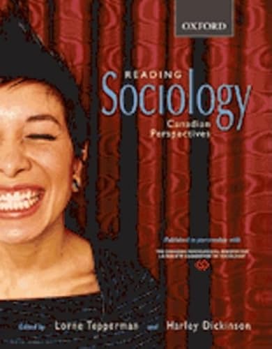 Stock image for Sociology in Canada : A Canadian Sociological Association Reader for sale by Better World Books