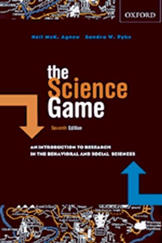 Beispielbild fr The Science Game : An Introduction to Research in the Social Sciences zum Verkauf von Better World Books