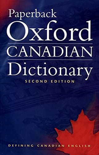 Beispielbild fr Paperback Oxford Canadian Dictionary zum Verkauf von SecondSale