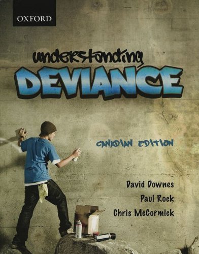 9780195425673: Understanding Deviance: First Canadian Edition