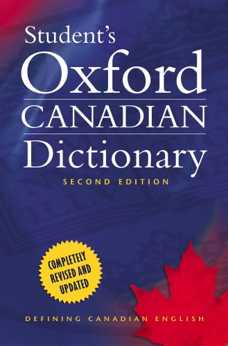 Beispielbild fr Student's Oxford Canadian Dictionary zum Verkauf von ThriftBooks-Dallas